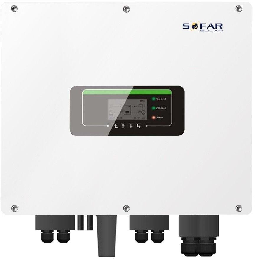 Sofar Solar HYD20KTL-3PH Hybridwechselrichter, 20kW, 2 MPPT Tracker, Weiß (900.00500036-0)
