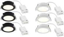 Nordlux Olea 3-Kit Einbaustrahler, Downlight, LED, 4.4W, 2700K, 345lm, IP65