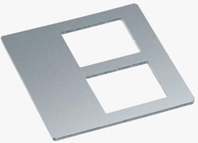 Hager GBVDM012 Montageplatte für Adapter RJ45