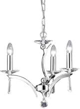 Brumberg STELLA Pendelleuchte mit Kristallen, E14, 3x40W, chrom glänzend (850563)