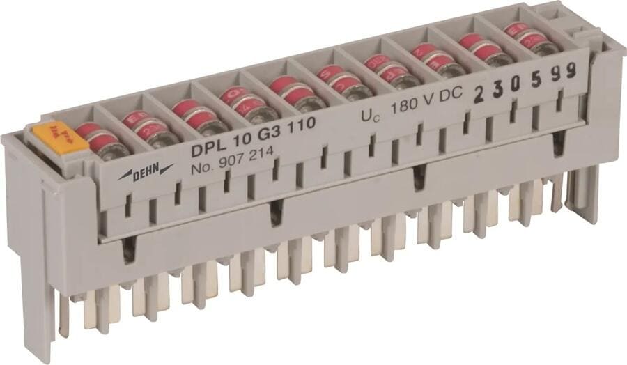 Dehn DPL 10 G3 110 Überspannungsableiter DEHNrapid LSA Schutzstecker für 10 Doppeladern (907214)