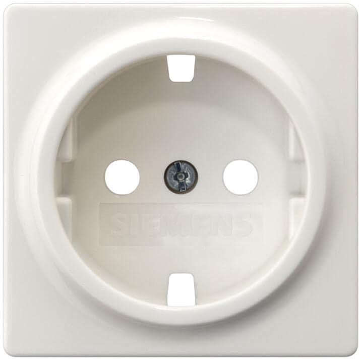 Siemens DELTA i-system Steckdosenabdeckung ohne Einsatz, titanweiß (5UH1044)