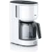 Braun PurEase KF3120WH Kaffeemaschine mit Glaskanne, 10 Tassen, 1000 W, weiß