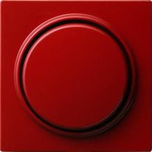 Abdeckung mit Knopf für Dimmer und elektronisches Potentiometer, S-Color, rot, Gira 065043