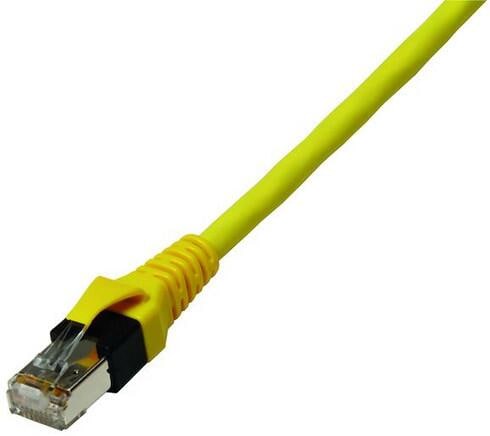 Protec.net PPK6a gelb Patchkabel-ISO RJ45 gelb 3 m