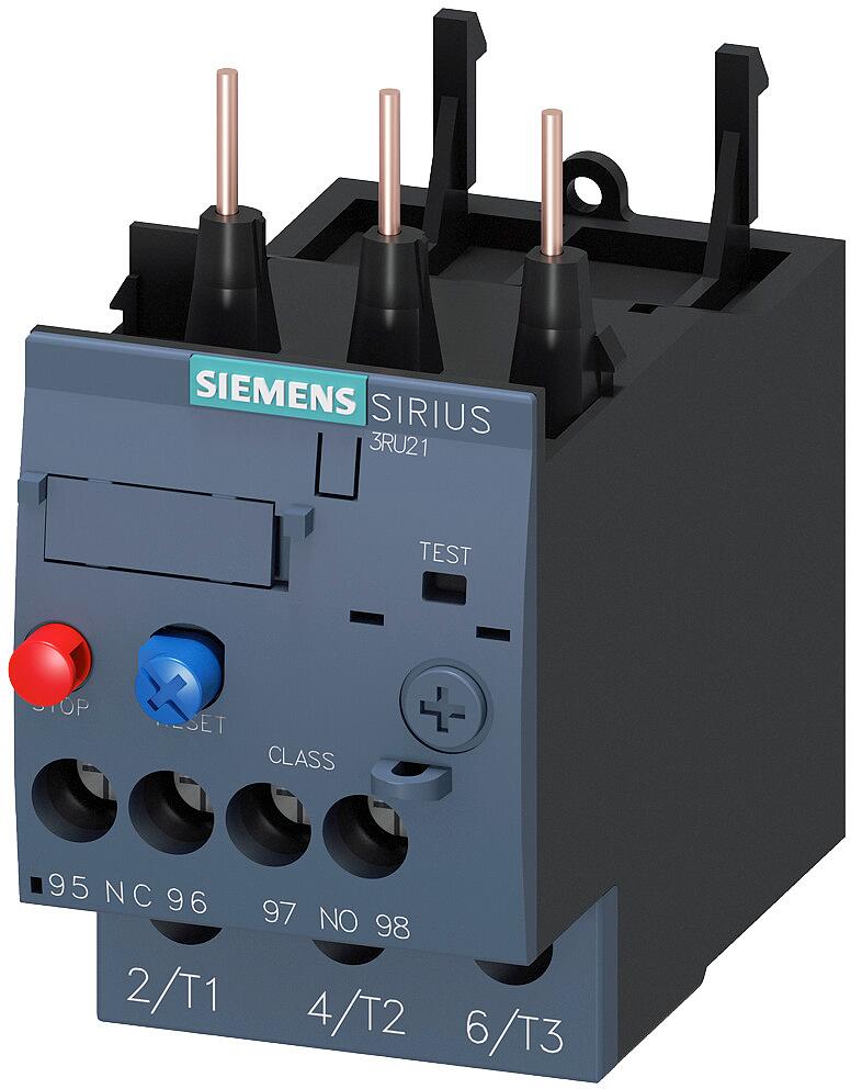 Siemens 3RU2126-1KB0 Überlastrelais 9,0...12,5 A thermisch für Motorschutz Baugröße S0, CLASS 10