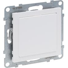 Legrand SEANO Blindabdeckung & Mosaic-Adapter, für Schalterprogramms Mosaic, ultraweiß (765601)