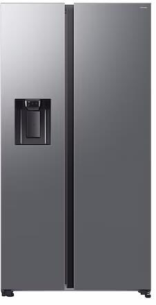 Samsung RS70F65KETEF Stand Side-by-Side Kombination, 91,2 cm breit, 640 L, NoFrost+, WIFI, Wassertank, Edelstahl