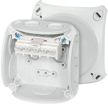 Devi Anschlußgehäuse für Iceguard, Pipeguard, Hotwatt, Innenmontage, 0,75-2,5 mm², 7xM20, Kunststoff (19400167)