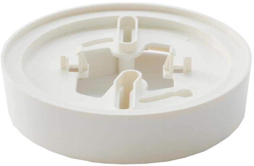 Siemens BA720 Sockelzusatz für Meldersockel, für Aufputzkanäle bis 20 mm, für Kabelkanäle bis 25 x 15 mm, Schnappverschluss-Montage, weiß (S54319-F20-