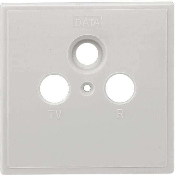 Axing SZU 2-01 Abdeckung TV/R/DATA einteilig 80x80mm (SZU00201)