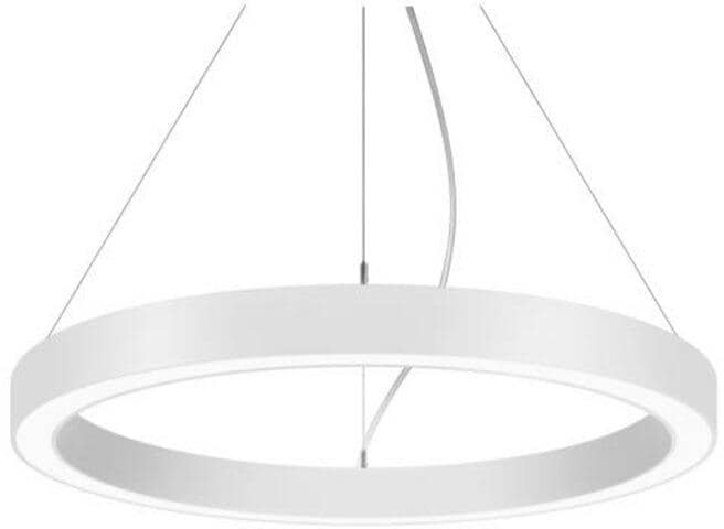 Brumberg BIRO CIRCLE LED-Pendel-Ringleuchte, D=450mm, H=100mm, 45W, 6243lm, 2700-6500K, direkt/indirekt, Tunable White Casambi dimmbar, weiß (13555178