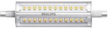 Philips CorePro LED linear R7S 118mm 14-100W 830 D Hochvolt-Stablampe (57879700), weiß, dimmbar