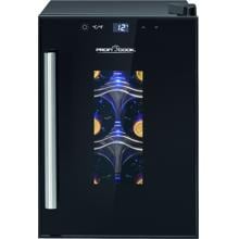 ProfiCook Glastürkühlschrank PC-WK 1230, 17L, 25cm breit, Sensor Touch-Steuerung, Anti-Vibrationssystem, schwarz