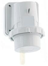 Bals Wandgerätestecker, 32A, 5p, >50V, 1H, GT-W-ST, IP67, grau (6950073) (24686)