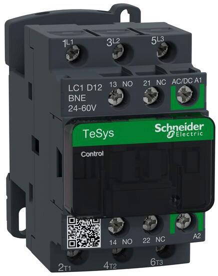 Schneider Electric LC1D12BNE Leistungsschütz, 12A, 5,5kW, 24-60V