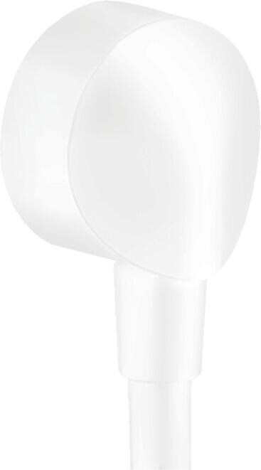 hansgrohe FixFit Wandanschluss E ohne Rückflussverhinderer, Kunststoff, Mattweiß, (27454700)