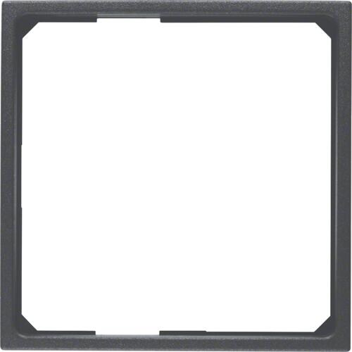 Berker 11091616 Adapterring für Zentralstück, 50x50mm, B.3/B.7, anthrazit matt