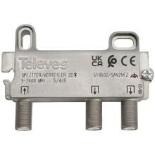 Televes SAV25FZ Verteiler, 5-2400 MHz, 2-fach (519502)