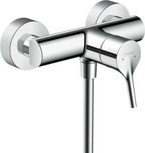 hansgrohe Talis S Einhebel-Duscharmatur Aufputz, Messing, 31 l/min, mit Rückflussverhinderer, Chrom, (72600000)