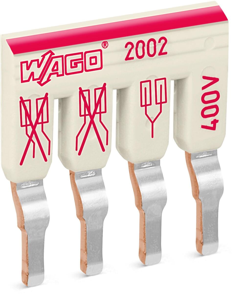Wago 2002-474 Schachtelbrücker 4-fach, isoliert