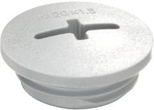 Wiska EVS 20 LG Verschlussschraube, M20, Kunststoff, lichtgrau (10062492)