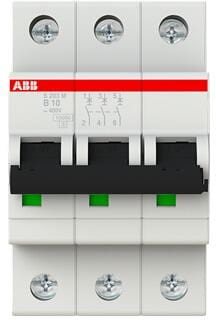 ABB S203M-B25 Sicherungsautomat B-Char., 10 kA, 25A, 3Polig (2CDS273001R0255)