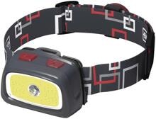 EMOS CREE P3531 LED + COB LED Stirnlampe P3531, 330lm, 65m, für 3xAAA, grau (1441233110)