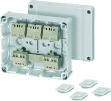 Hensel DPC 9225 Kabelabzweigkasten IP54, 1,5-2,5 mm², 3-Phasig, 5-polig Steck-Klemme, grau (60000765)