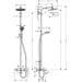 Hansgrohe Crometta Showerpipe S 240 Duschsystem, 1jet, Wannenthermostat, chrom (27320000)