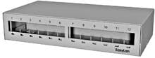 EasyLan fixLink Unterbaupanel/Consolidation Point 12Port, grau (CKVPL0121E)