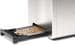 Bosch TAT3P420DE Kompakt Toaster, 2 Scheiben, 970W, DesignLine, Auftau- und Aufwärmfunktion, Gleichmäßiges Röstbild, Edelstahl