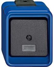 Merten Schlagfest Wippschalter, 250V, blau