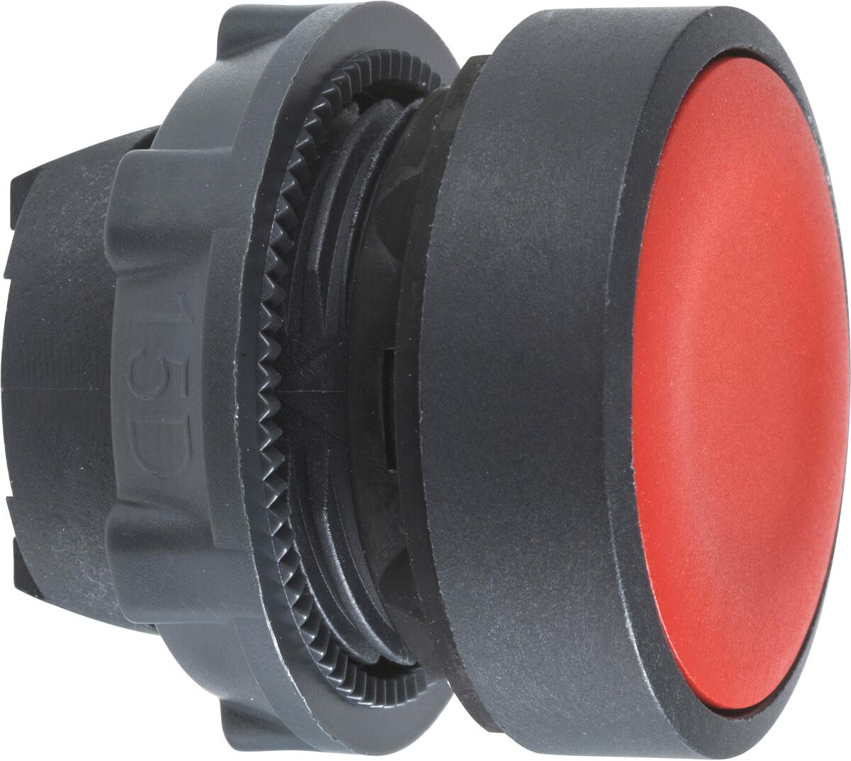 Schneider Electirc ZB5AH04 Harmony XB5, Drucktaster, Frontelement, Kunststoff, 22mm, unbeschriftet, rastend, rot