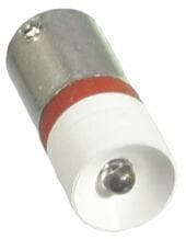 Scharnberger & Hasenbein Single-LED, 10x25mm, Ba9s 20-28VAC/DC, mit Brückengleichrichter, 0,4W, 0,17lm, weiß (35348)