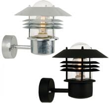 Nordlux Vejers Up Wandleuchte, E27, IP54, 60W, dimmbar