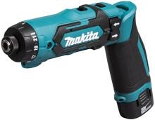 Makita DF012DSE Akku-Knickschrauber 7,2V, türkis