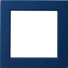 Zwischenplatte mit quadratischem Ausschnitt für Geräte mit Abdeckung (50 x 50 mm), S-Color, Blau, Gira 028246