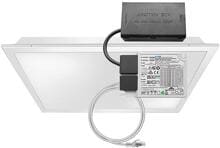Esylux LED-Deckeneinlegeleuchte mit opalem, mikroprismatischem Diffusor, Farbtemperatur ca. 3000 K (warmweiß), inkl. DALI-2 Driver Set (EQ10132544)
