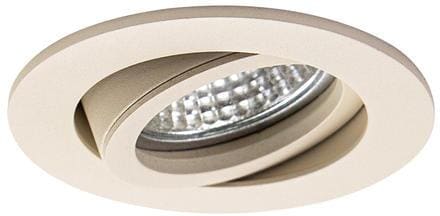 Brumberg TIRREL-R Einbaustrahler, GU10, max. 10W LED, rund, schwenkbar, Aluminium, beige struktur (36143120)