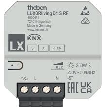 Theben LUXORliving D1 S RF UP 1fach Funk-Dimmaktor (4800671)