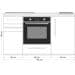 Stengel MPB 150 Miniküche, 150cm breit, Glaskeramikkochfeld, Kühlschrank mit Gefrierfach, mit Backofen, Becken