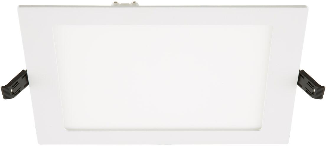 EVN FLAT IN LED Einbaupanel, quadratisch, IP54, 18W, 3000K, 4000K, 1494lm, 1692lm, 220-240V, inkl. Netzgerät, weiß (LTQ220125)