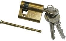 Sommer Zylinder für Elektroschloss, inkl. 3 Schlüssel, Länge: 40 mm, Messing (5102V000)