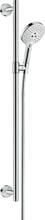 hansgrohe Raindance Select S Duschset 120 3 Strahlarten mit Duschstange 90 cm, Messing, 15 l/min, 125 mm