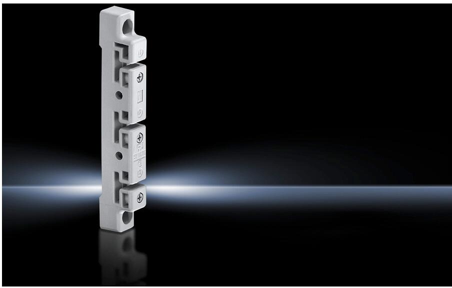 Rittal SV 9600.000 Mini-PLS Sammelschienenhalter, 3-polig, 40 mm Schienenmittenabstand, überbaubar (4Stk.)