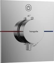 hansgrohe ShowerSelect Comfort E Thermostat Unterputz für 1 Funktion, Metall, 20,3 l/min, Chrom, (15571000)
