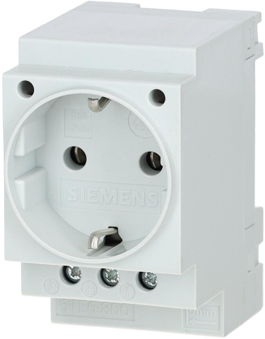 Siemens 5TE6800 Schuko-Steckdose, 16A, REG, 230V Elektroshop Wagner
