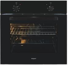 Exquisit EBE255-U-020 EEK: A Einbaubackofen, 59,5 cm breit, 59 L, 7 Funktionen, Grill, schwarz