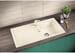 BLANCO FAVUM 45 S Fregadero De Cocina De 86 X 43,5 Cm, De Granito De Color Blanco Suave, Tipo De Montaje